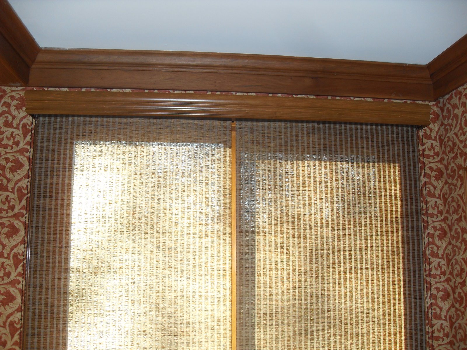 Louisville Blinds and Drapery Patio Doors with Roller Shades