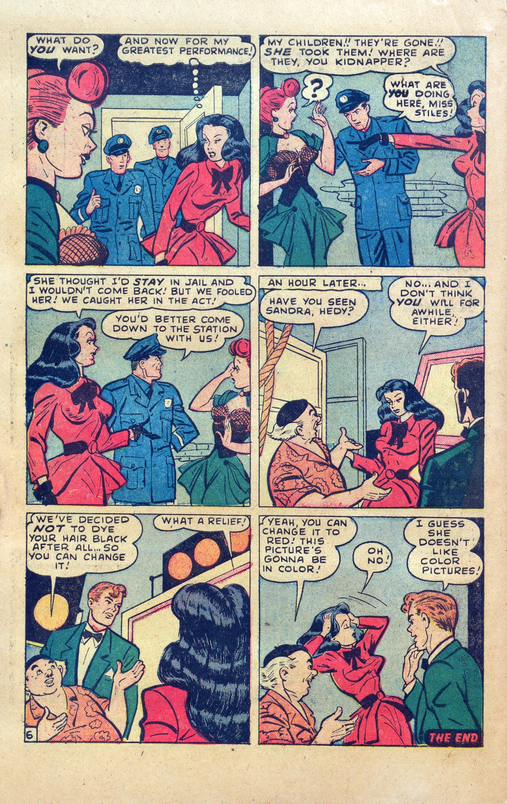 Read online Hedy Of Hollywood Comics comic -  Issue #50 - 32