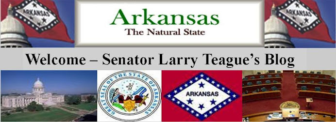 Welcome - Senator Larry Teague's Blog