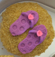 Purple Flip Flops