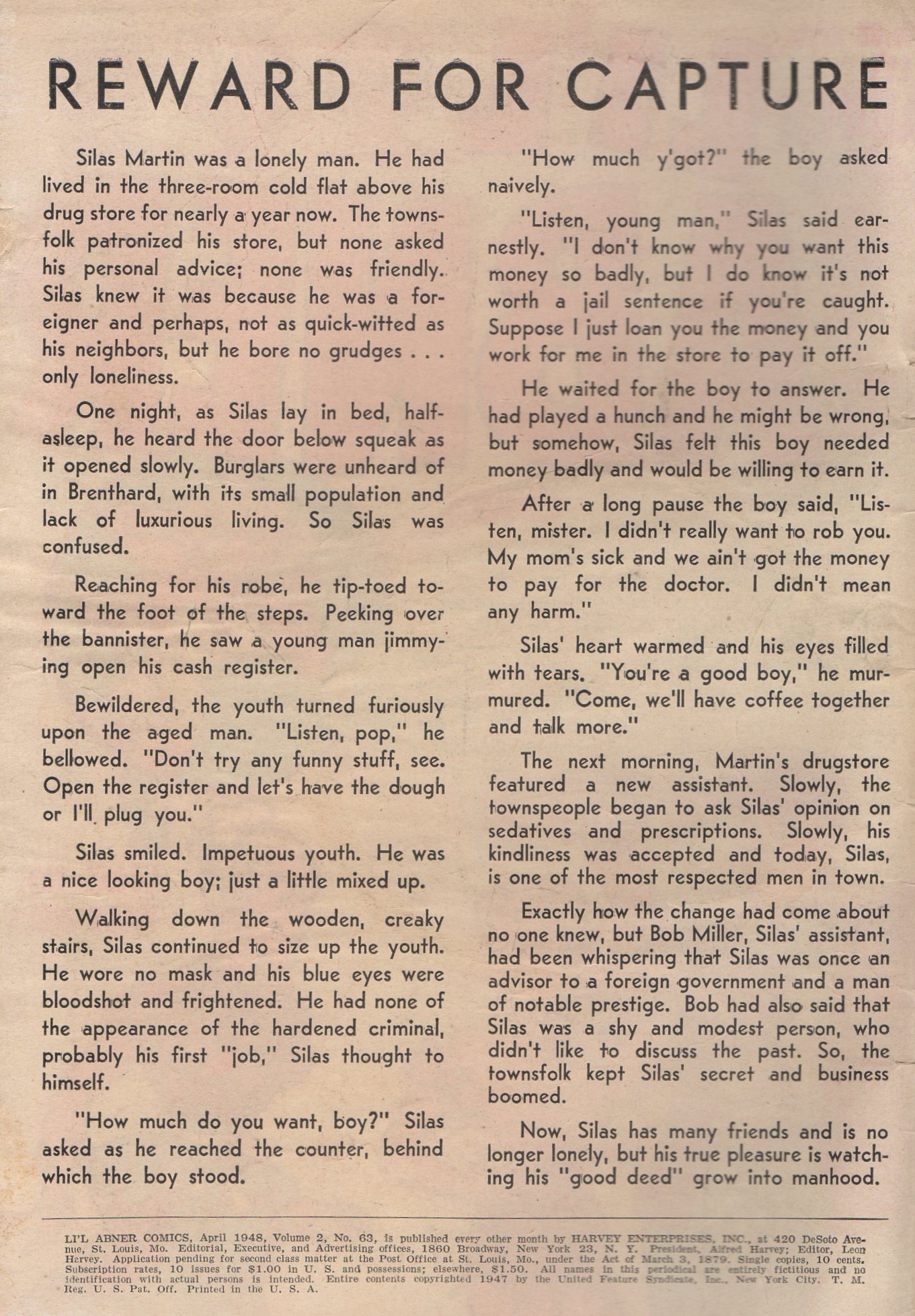 Read online Li'l Abner Comics comic -  Issue #63 - 2