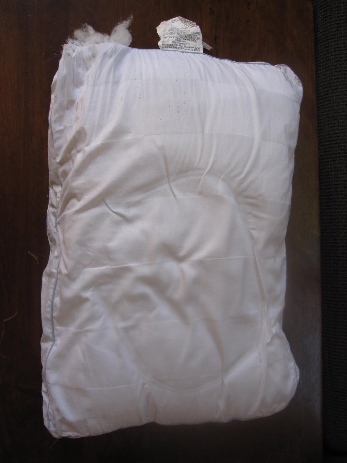 Things I'm Getting Rid Of I killed the pillow