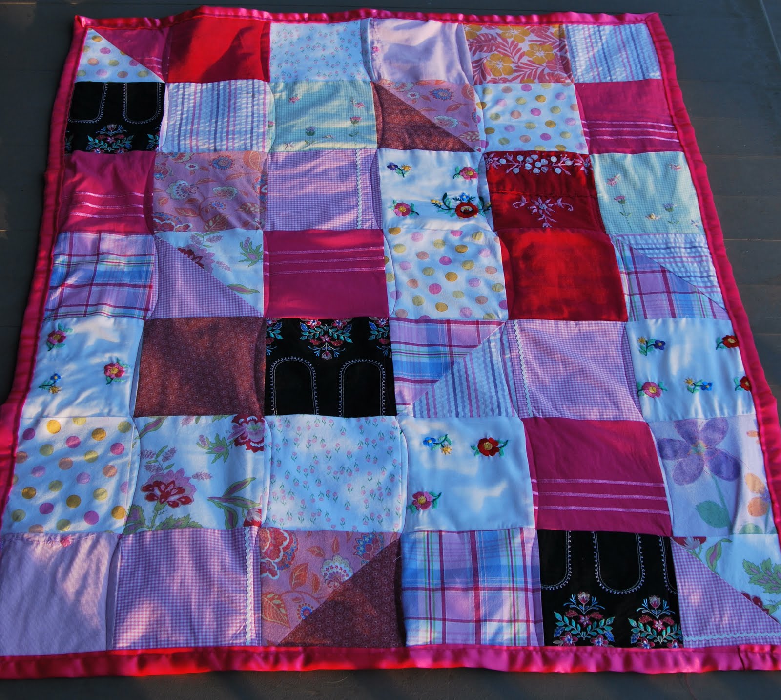 The Restitcherator: UFO! Baby Clothes Blanket for Jane
