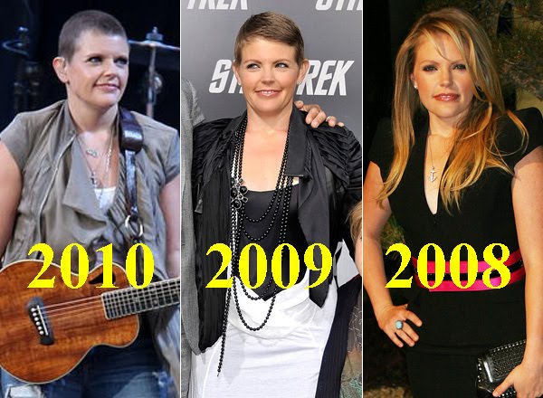 Natalie Manes -not a lesbian ..but that sure is a Dykie haircut