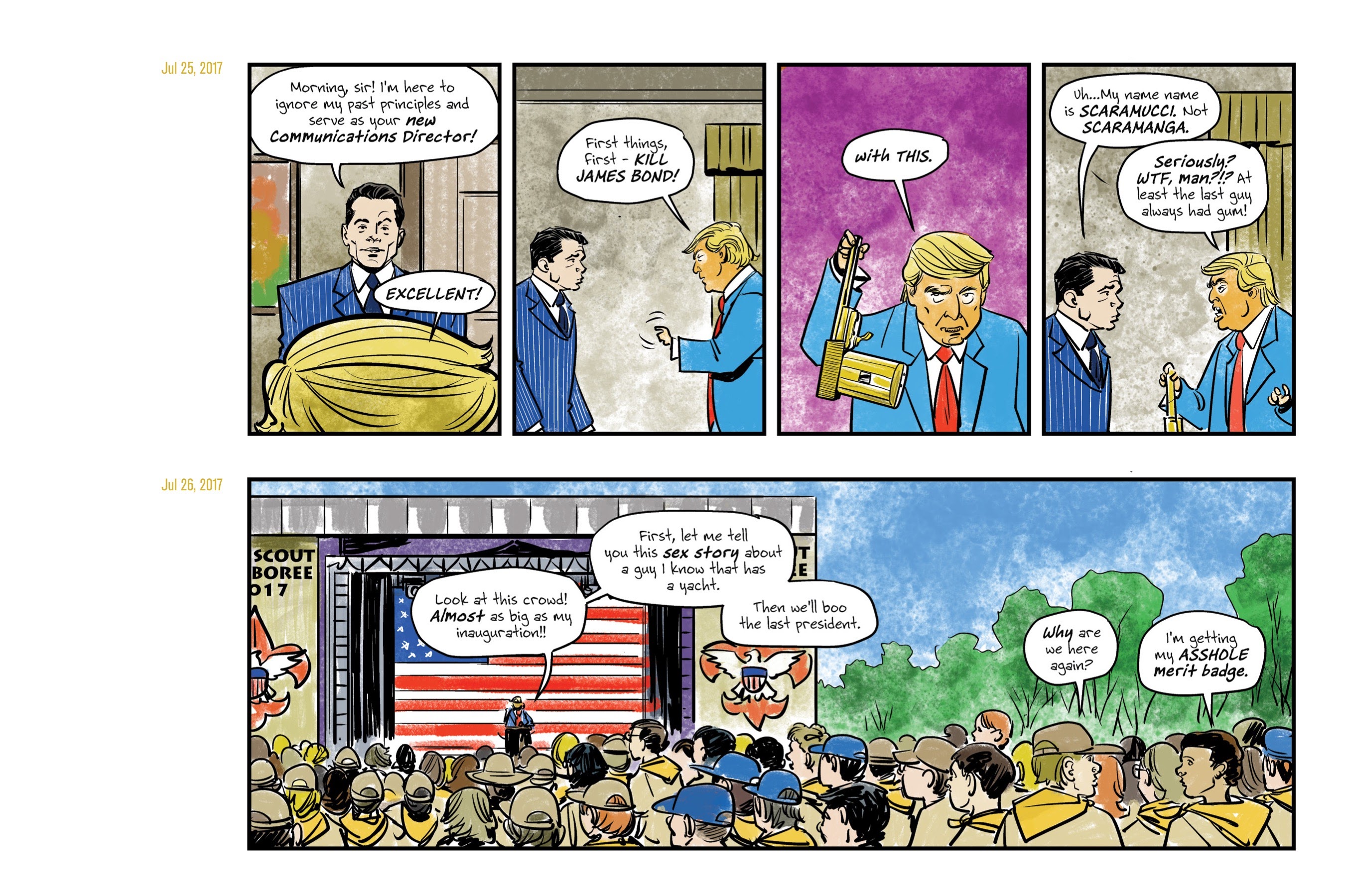 Read online Lil' Donnie: Executive Privilege comic -  Issue # TPB - 44