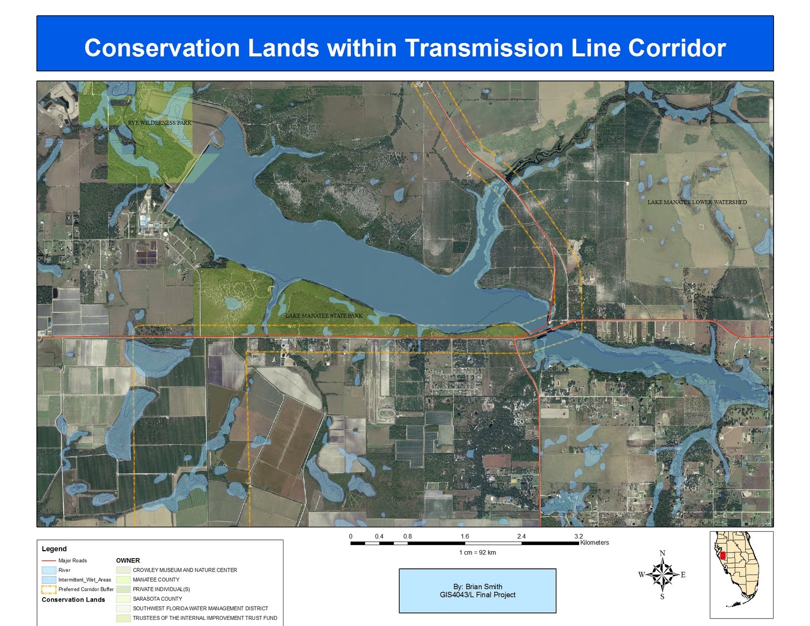 Intro to GIS UWF BobwhiteManatee Transmission Line Project
