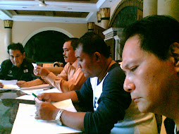 Foto Ketua umum Daniel Hutapea Rapat DPP P3I bERSAMA jAJARAN