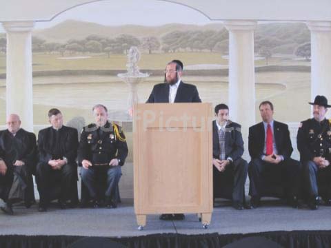 Buff Pictures: Rabbi Abe Friedman swearing in Orange county Sheriff ...