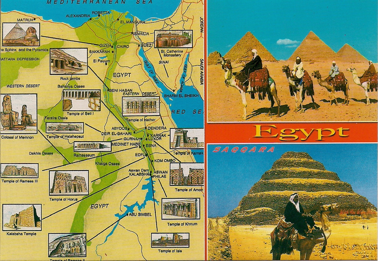 MY UNESCO WHS POSTCARDS COLLECTION EGYPT Memphis and its Necropolis