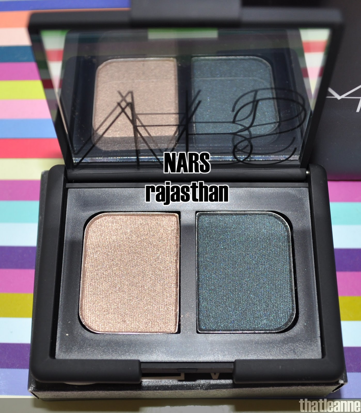 thatleanne NARS Rajasthan Duo Eyeshadow Swatchesand cupcakes!