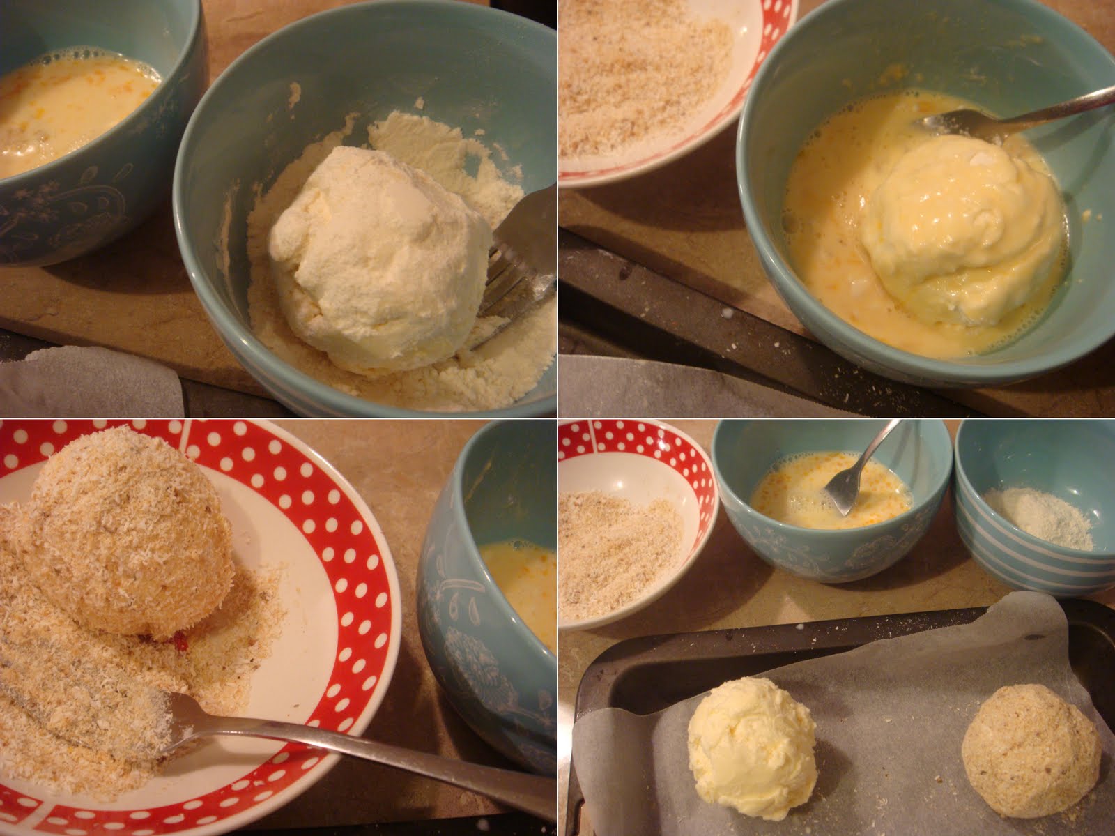 butter hearts sugar Deep Fried Icecream