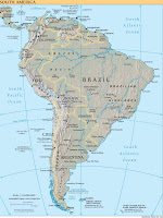Political Map of South America, 2006