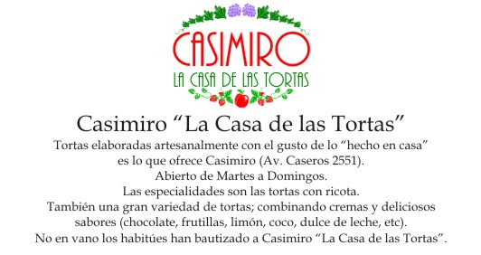 CASIMIRO "La Casa de las Tortas"