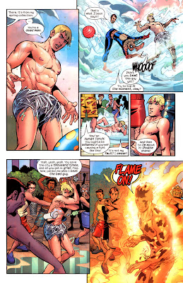 Fantastic Four Gay Porn - Shirtless Superheroes: Johnny Storm Public Nudity