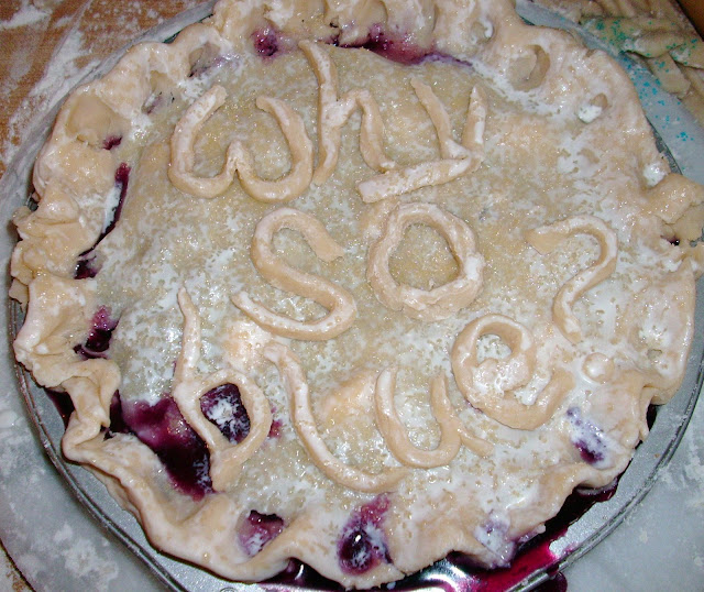 Why So Blue-berry Pie | www.girlichef.com