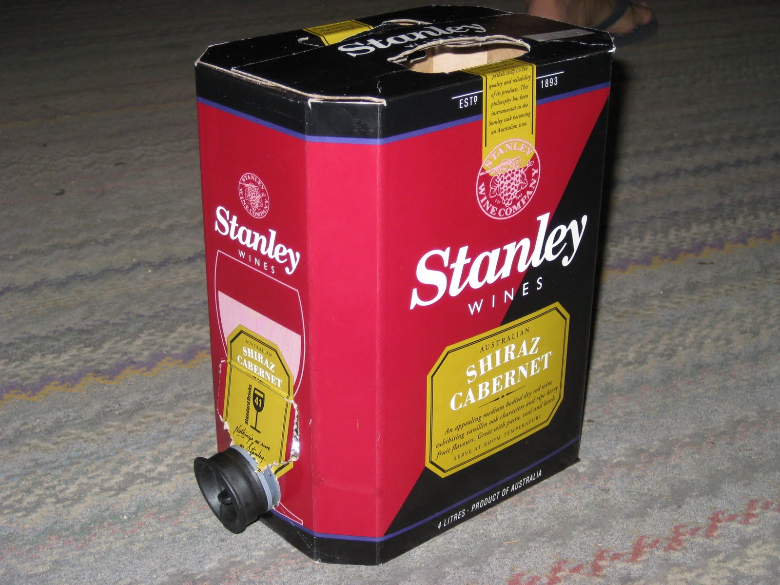 Toss the Goon Stanley Wines Shiraz