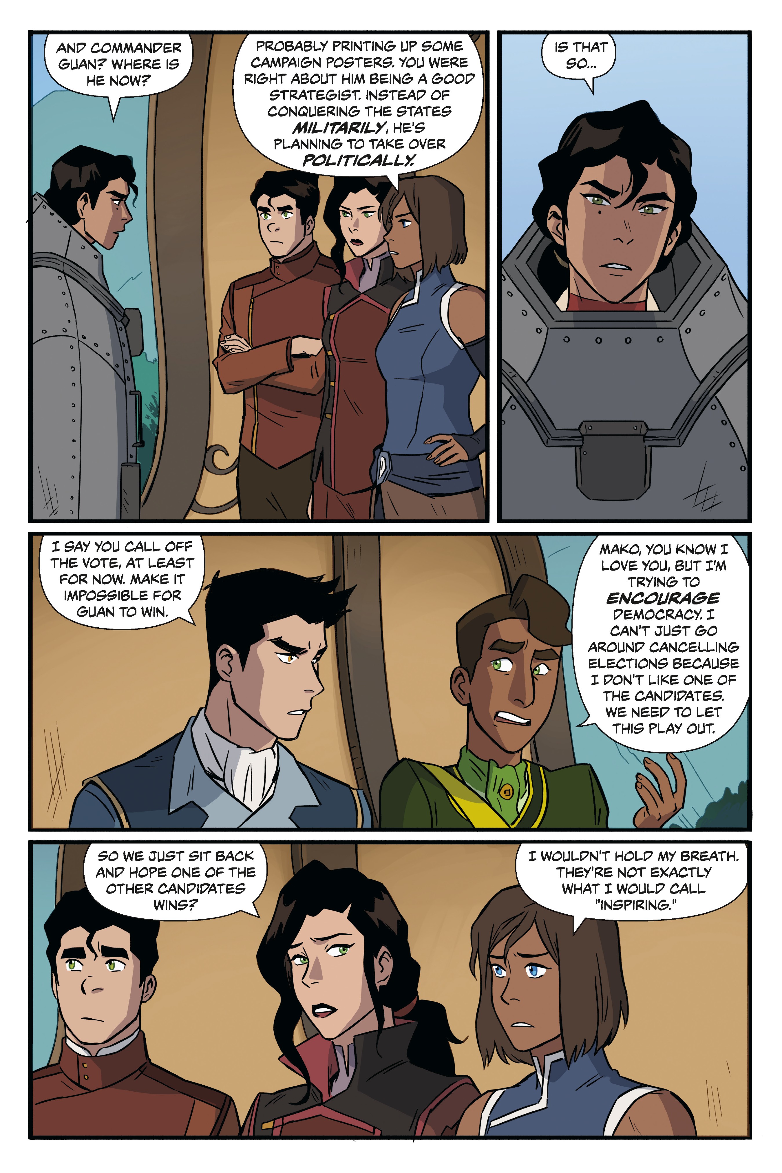 Read online Nickelodeon The Legend of Korra: Ruins of the Empire comic -  Issue # TPB 1 - 72