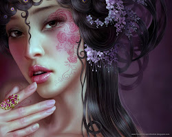 fantasy wallpapers tattoo geisha asian most tattoos hair hd digital desktop seductress long background chinese 3d female woman pretty beauty