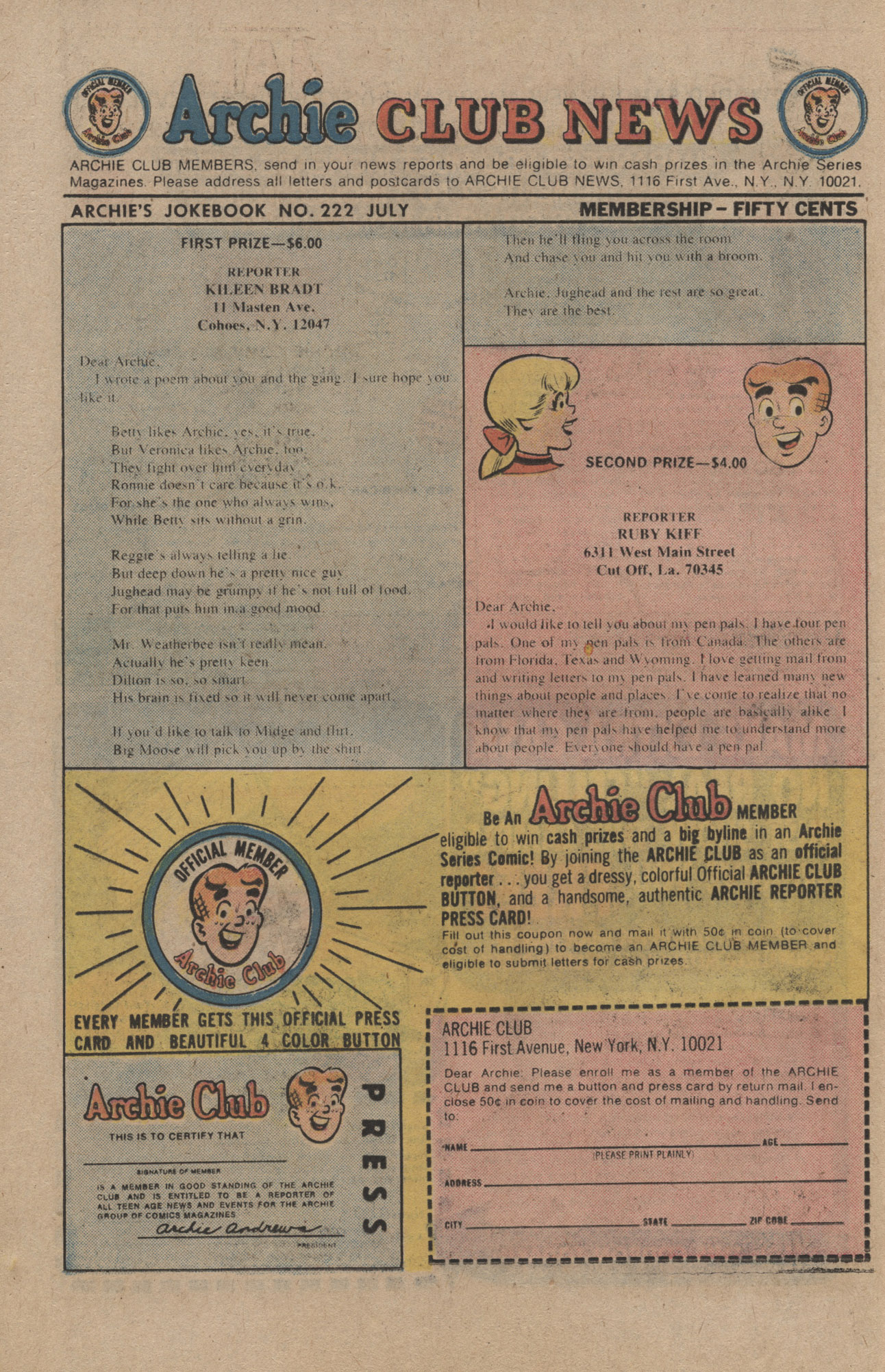 Read online Archie's Joke Book Magazine comic -  Issue #222 - 26