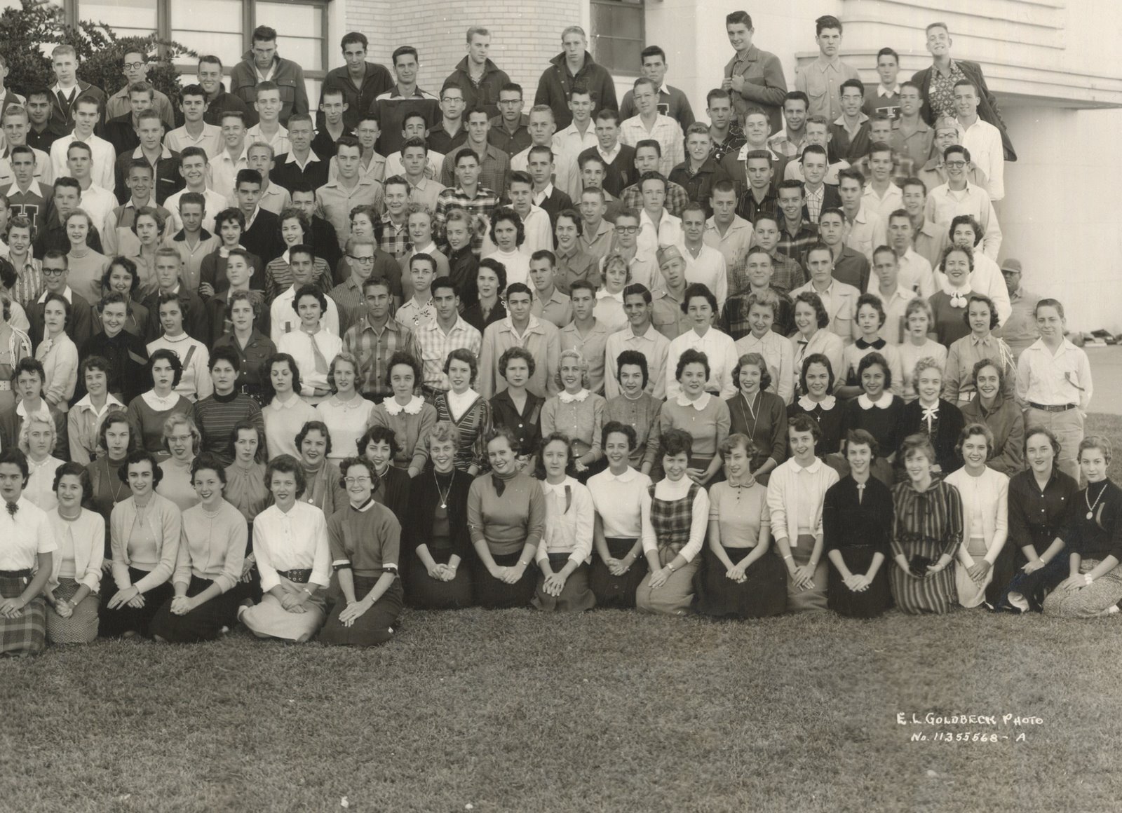 Lamar 1956 Seniors Far Right Section