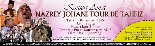Konsert Amal Nazrey Johani Tour De Tahfiz