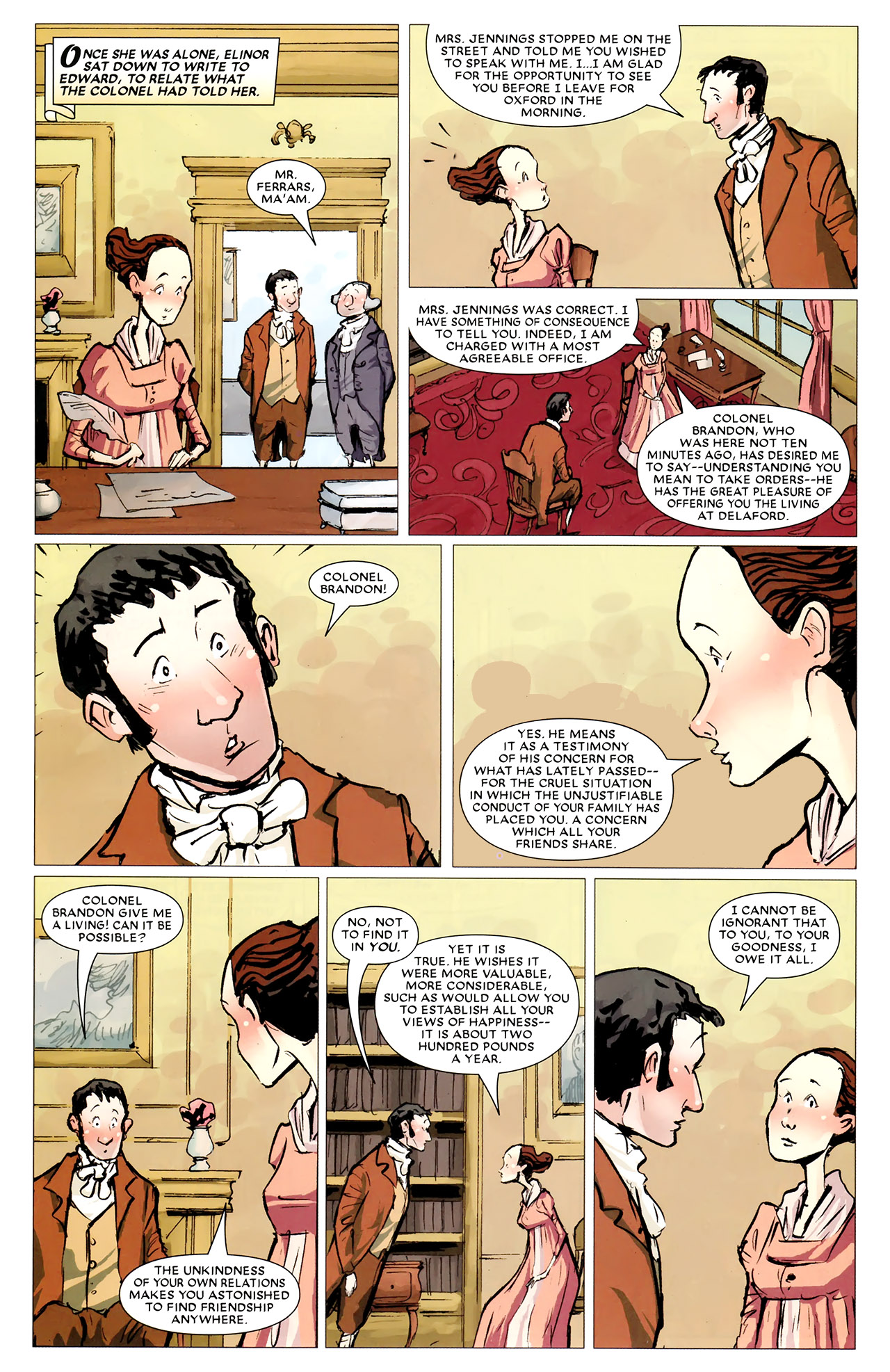 Read online Sense & Sensibility comic -  Issue #5 - 5