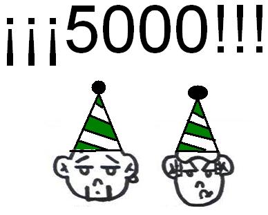 Somos 5000 usuarios. ¡¡¡¡¡Viva!!!!!!!!! - 5000