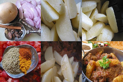 CURRY CONNECTIONS...LAMB CURRY & POTATOES 20 collage