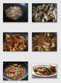 ACHARI CHICKEN CURRY...A tangy Indian chicken curry 8 collage1