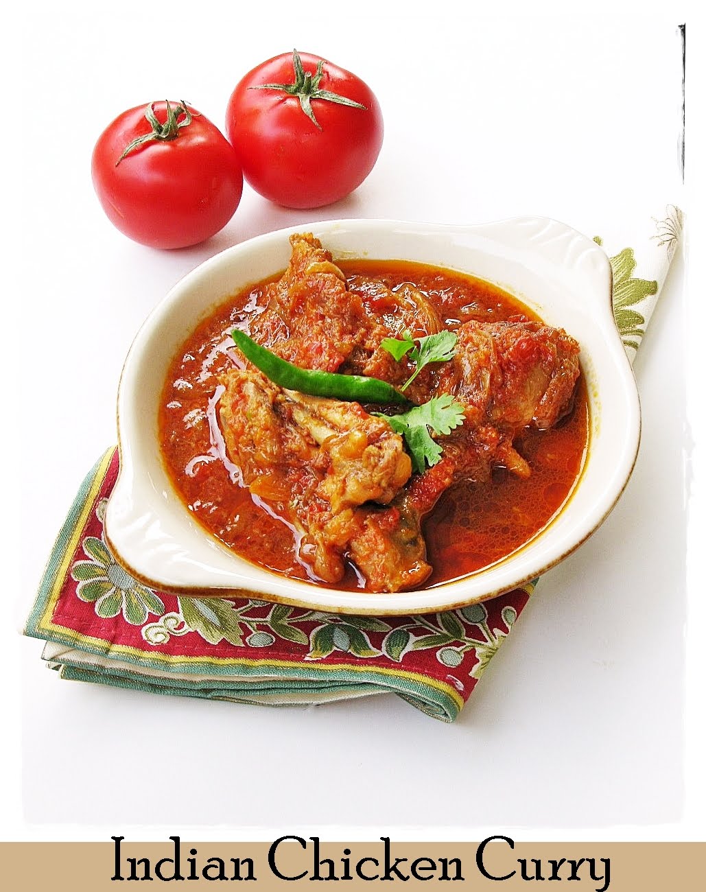 INDIAN CHICKEN CURRY IN A HURRY ... a recipe from Miss Masala ...