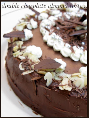 DOUBLE CHOCOLATE ALMOND TORTE FOR MUM'S BDAY 19 bday+cake+mama1