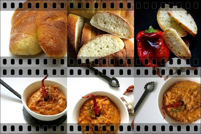 Almost No Knead Baguette & some Romesco too! 14 end