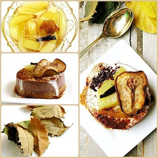 Dark Chocolate, Ricotta and Ginger Tartlets with Poached Pears 29 page+4