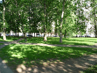Photo of a park near Moscow State University