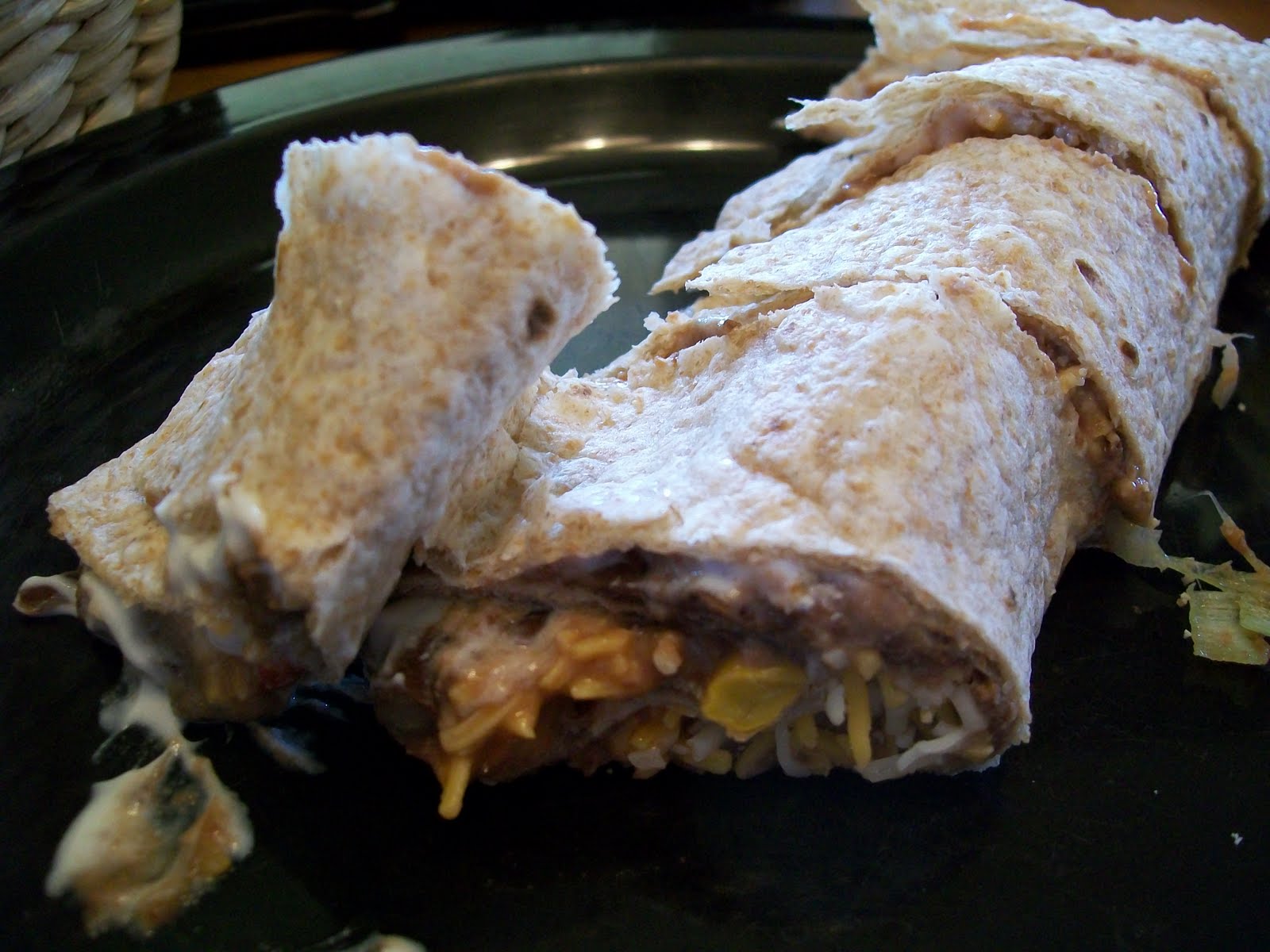 Pantry Eats Low Fat Refried Bean Wraps