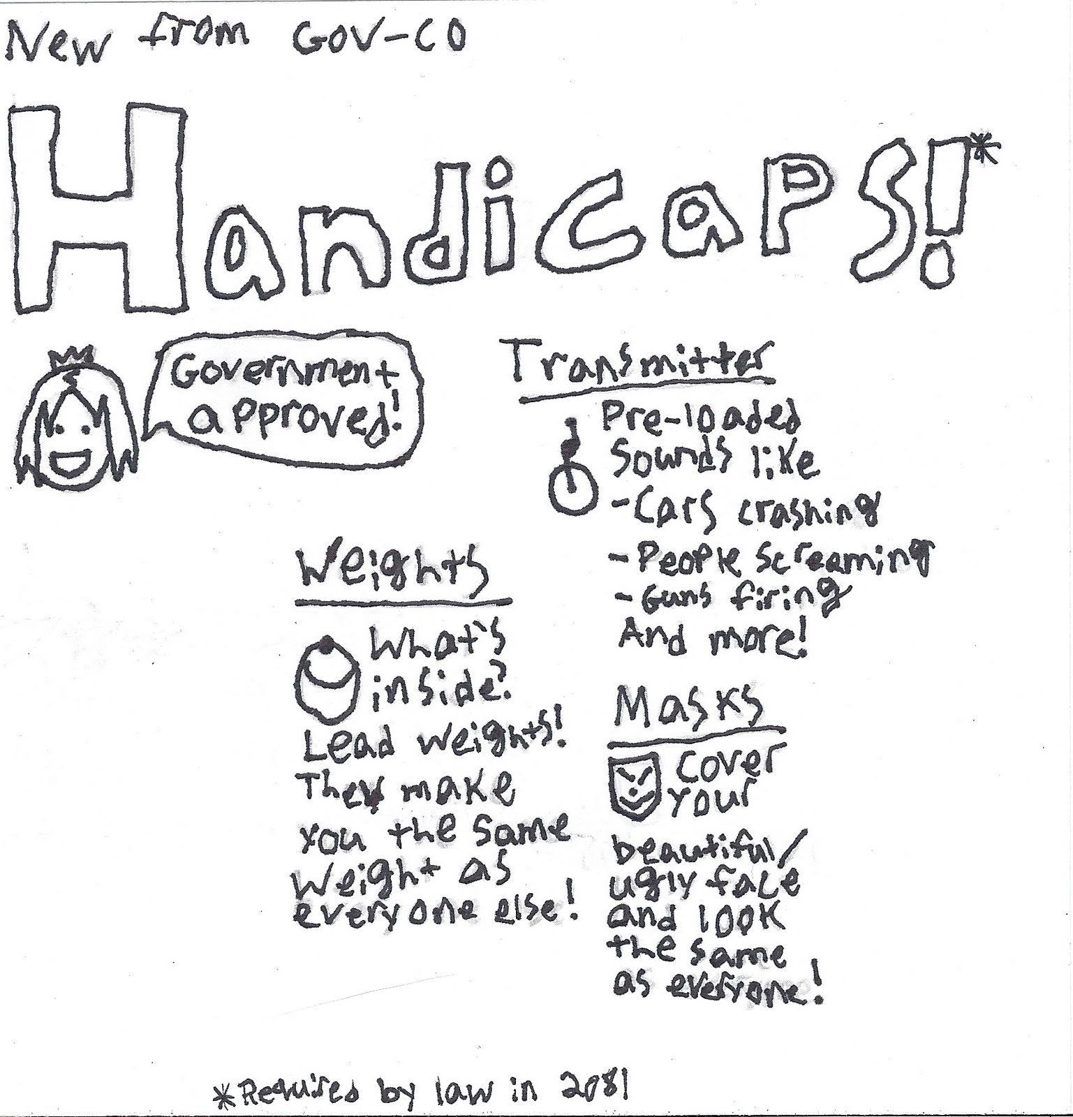 Harrison Bergeron Diana Moon Glampers