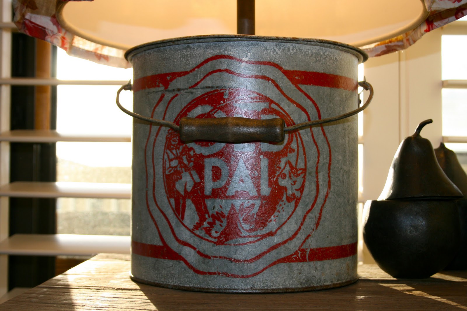 The Polished Pebble Got Bait? Lamps from vintage minnow buckets