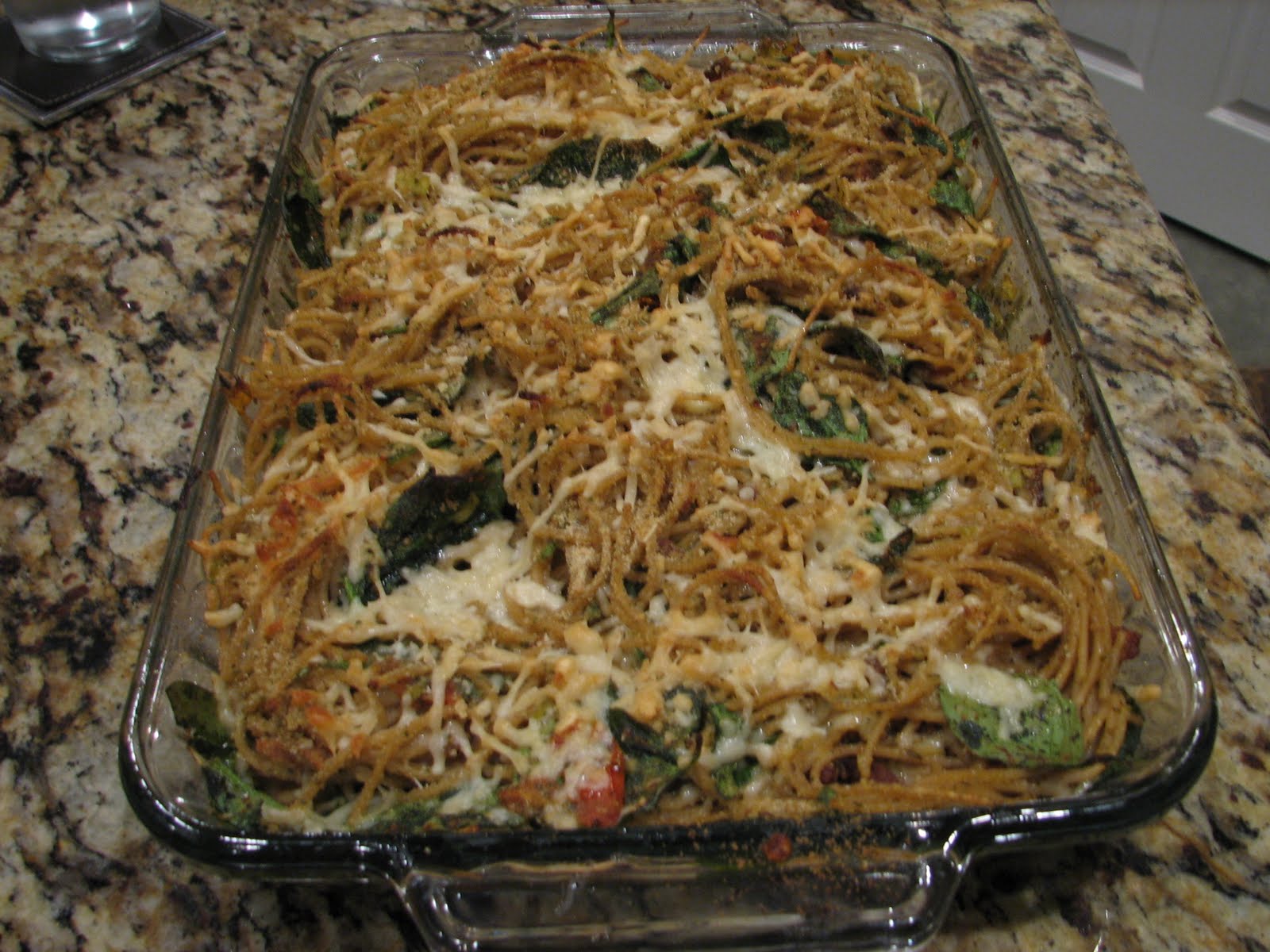 DJW's Food, Wine & Fun BLT Pesto Pasta Casserole