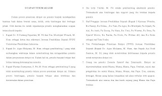 Daily Ucrit: Ucapan Terima kasih