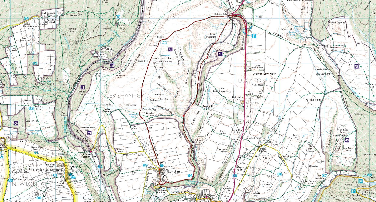 Treks and Tours: North Yorkshire Moors - Hole Of Horcum
