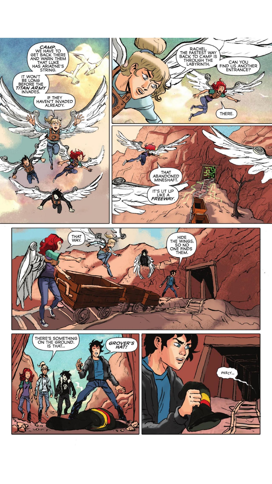 Read online Percy Jackson and the Olympians comic -  Issue # TPB 4 - 108