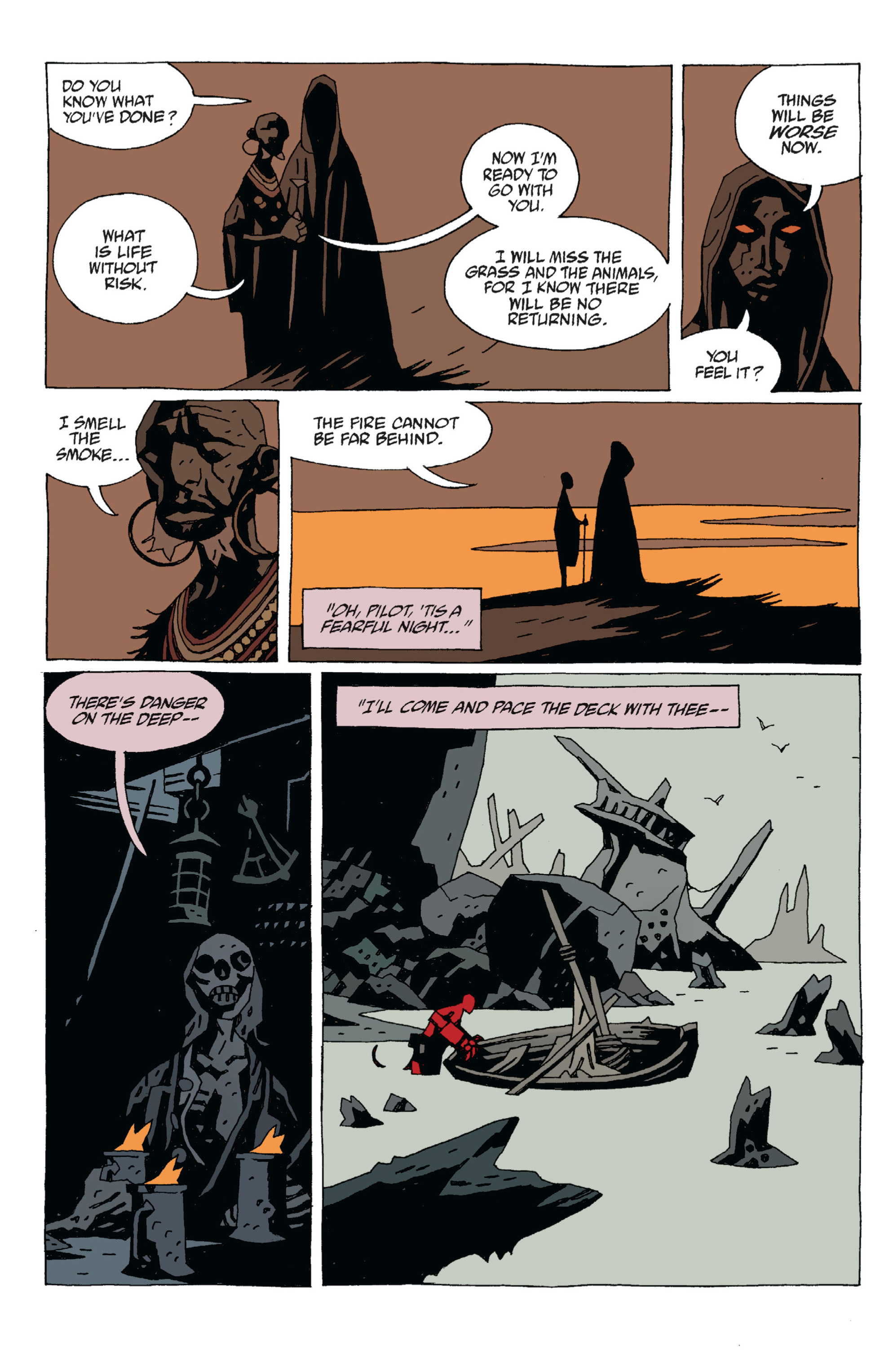 Read online Hellboy comic -  Issue #6 - 124