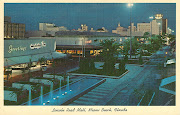 Lincoln Road Mall at Night, Miami Beach, Florida (miami beach fl )