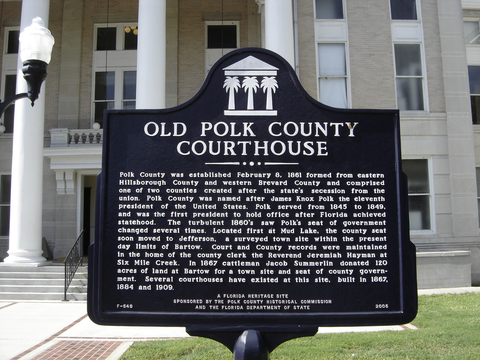 Places To Go, Buildings To See Old Polk County Courthouse Bartow