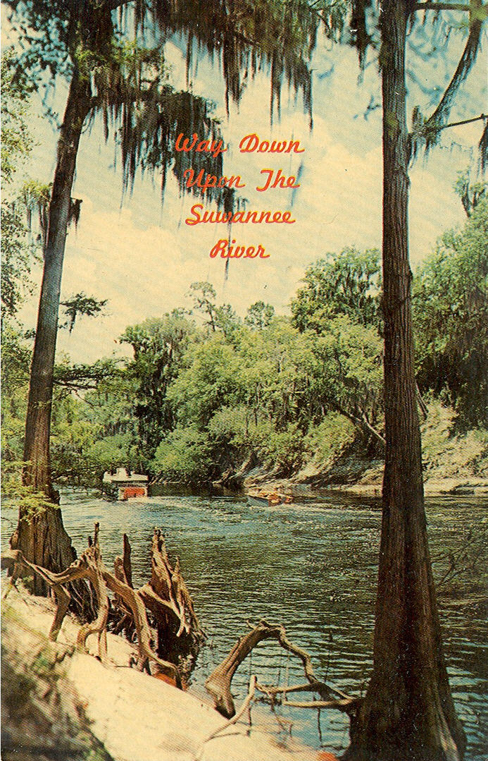 Vintage Travel Postcards White Springs, Florida
