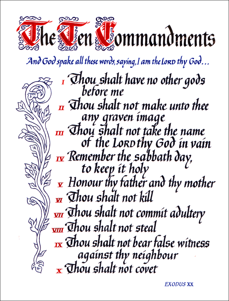 10 Commandments For Children Activities 10-commandments-for-children-activities
