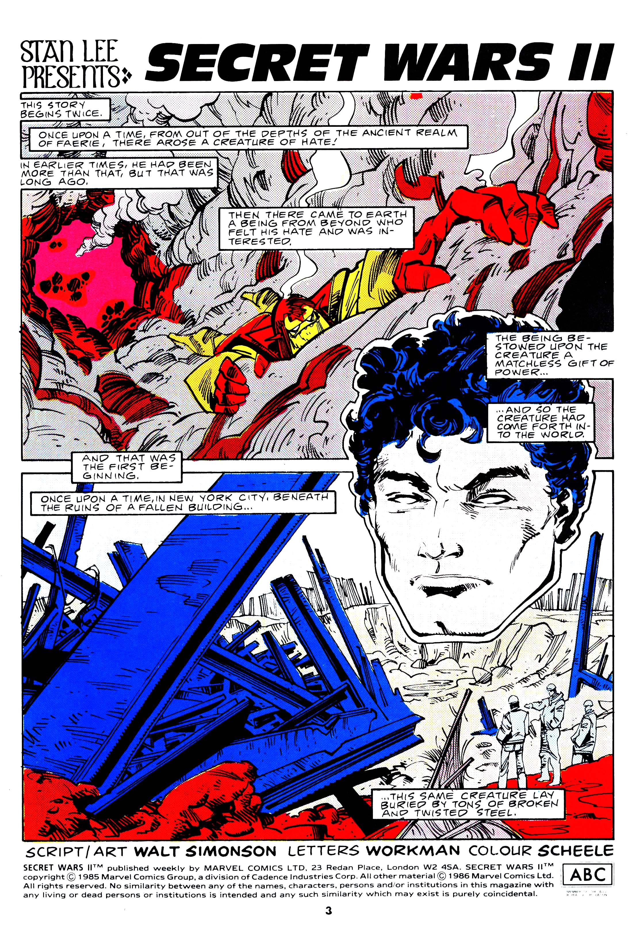 Read online Secret Wars (1985) comic -  Issue #66 - 3
