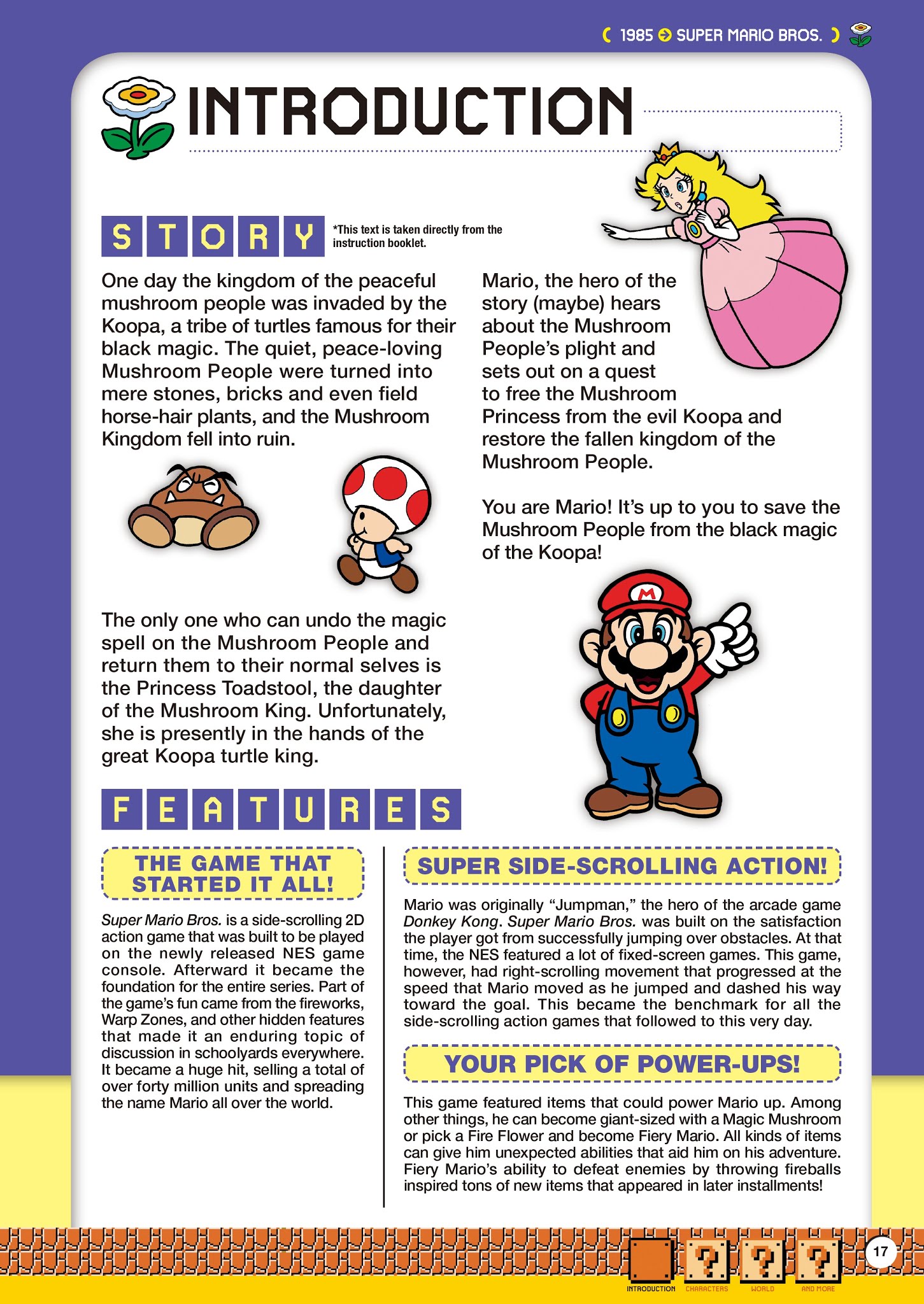 Read online Super Mario Bros. Encyclopedia: The Official Guide to the First 30 Years comic -  Issue # TPB (Part 1) - 18
