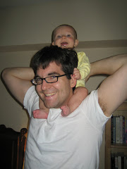On Daddy's shoulders
