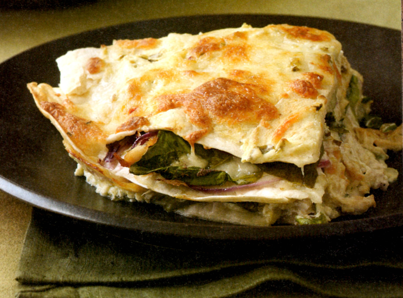 My Endless Summer Chicken and Spinach Tortilla Bake